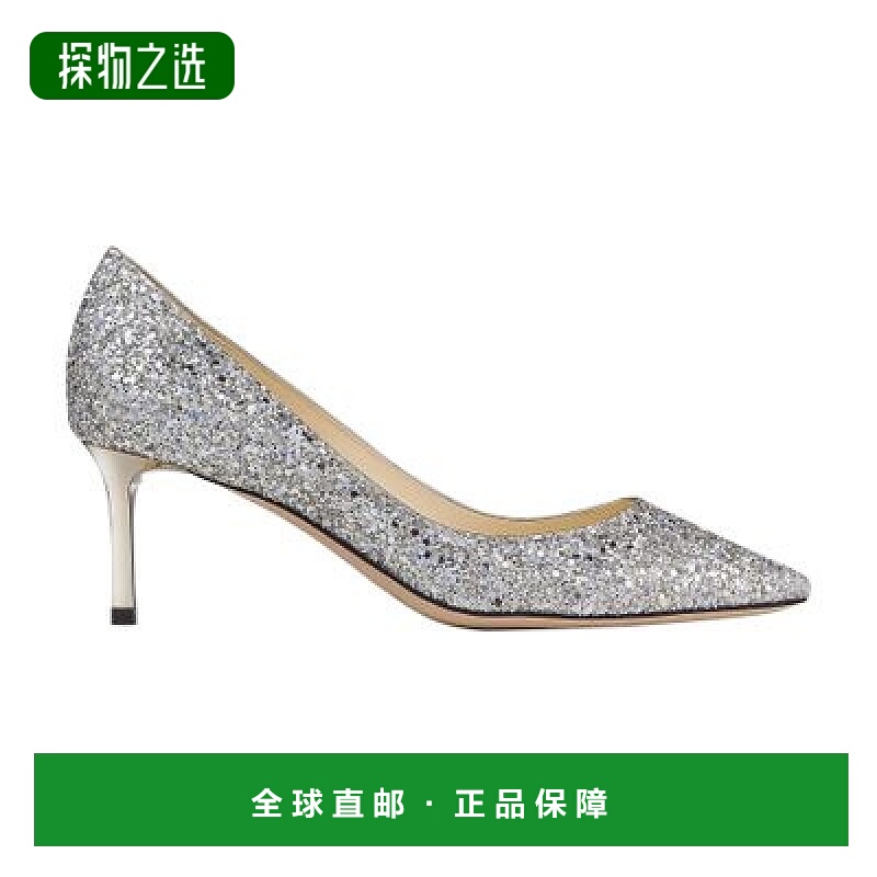 自营欧洲直邮JIMMY CHOO Romy 60 高跟鞋尖头单鞋一脚蹬