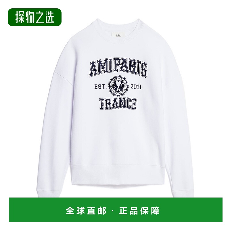 香港直邮Ami Paris 圆领卫衣 USW008747.