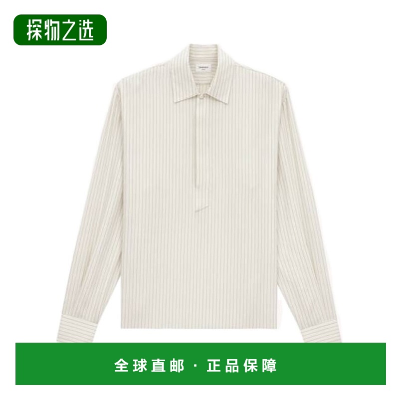 香港直邮Saint Laurent 条纹衬衫 813934Y2L93长袖