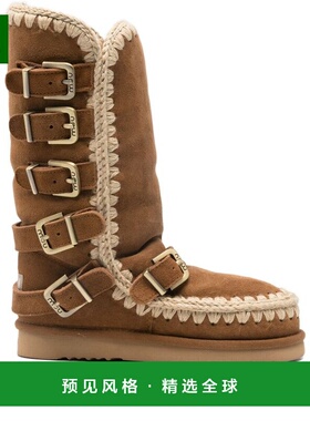 香港直邮MOU 女士靴子 FW101137ACOG AW2025 棕色