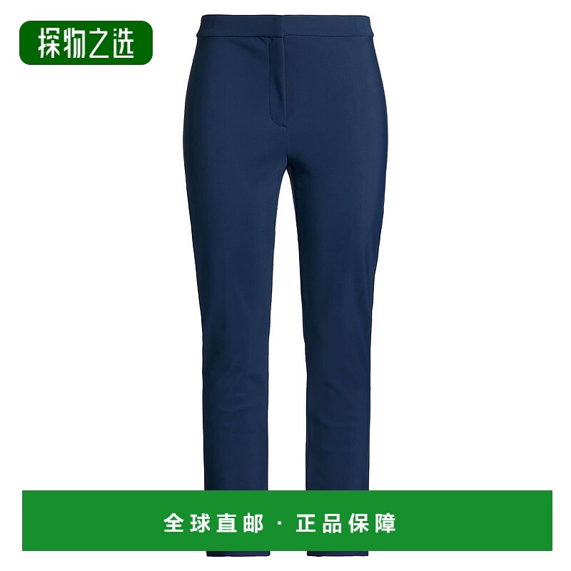 香港直邮THEORY 希尔瑞 女士 休闲长裤 blue蓝色 舒适时尚
