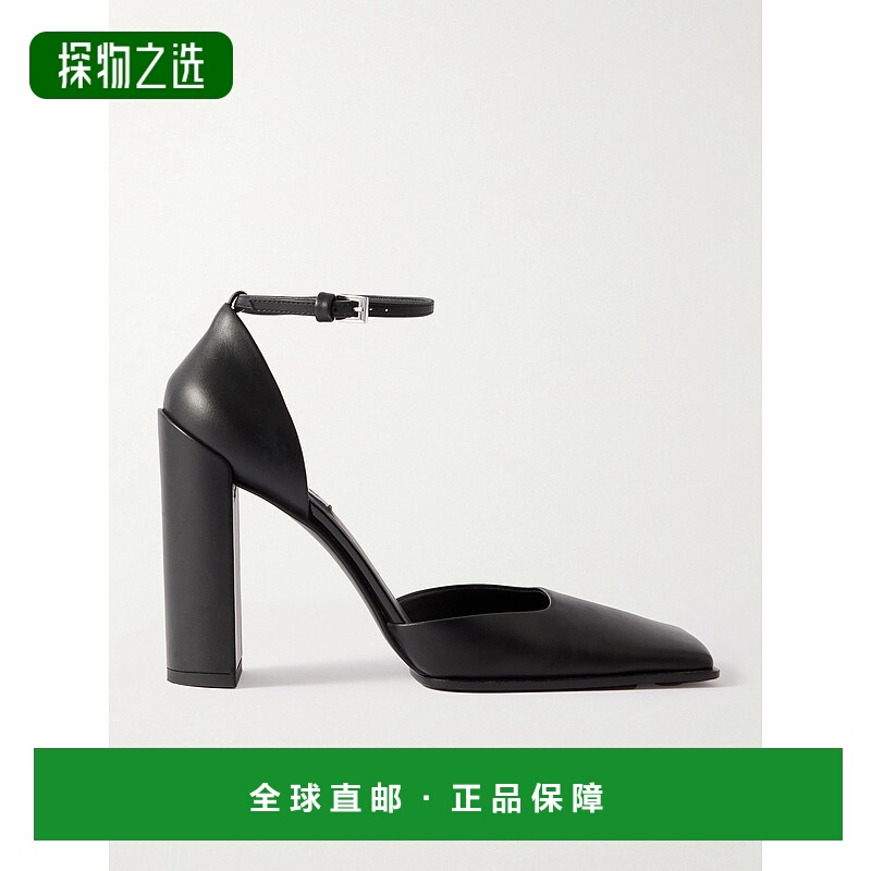 香港直邮alaia 女士 D`ORSAY 方形皮质浅口鞋 AA3E1008I049