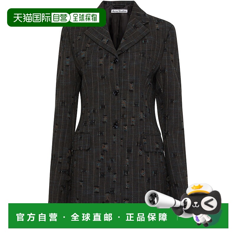 1h可退 香港直邮Acne Studios 艾克妮 女士 单排扣西装外套 RVN2W