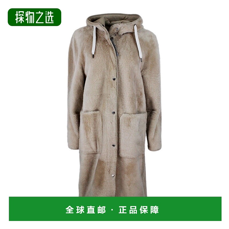 欧洲直邮Brunello Cucinelli 女士皮衣外套长袖
