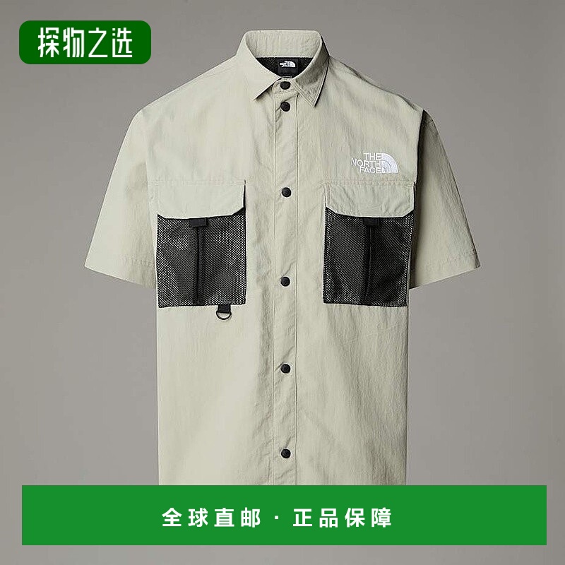 欧洲直邮北面男女通用夏季 NSE 衬衫TheNorthFace短袖