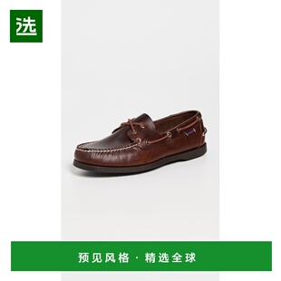 1h可退 香港直邮Sebago 仕品高 男士 Portland Wax 船坞边皮质船