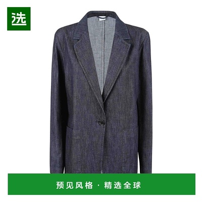 香港直邮ASPESI 女士外套 G0932G85701998 SS2025 黑色 单排扣牛