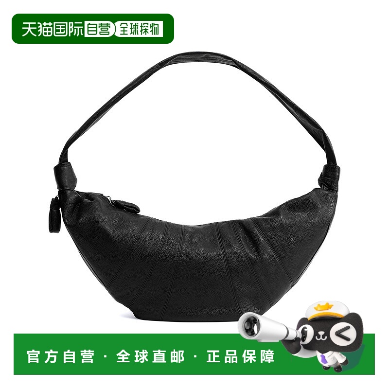 1h可退 香港直邮Lemaire 男士 Croissant 大号手提包 QSP7BBLKZZZ
