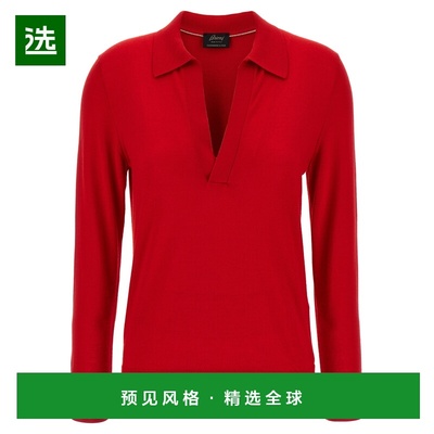 1h可退 香港直邮Brioni 布里奥尼 女士 V领针织上衣 UMQE0LP1K82