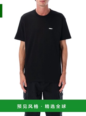 1h可退 香港直邮Obey 男士 SOUND & RESISTANCE 棉质T恤 16526421