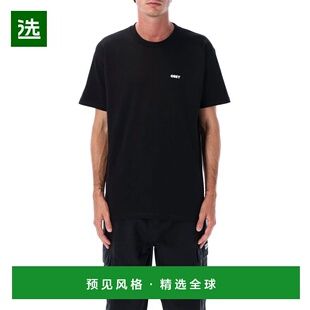 1h可退 香港直邮Obey 男士 SOUND & RESISTANCE 棉质T恤 16526421