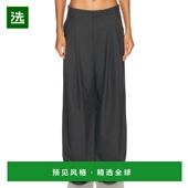 子 1h可退 STG4338 女士 舒适褶裥阔腿裤 香港直邮enza costa