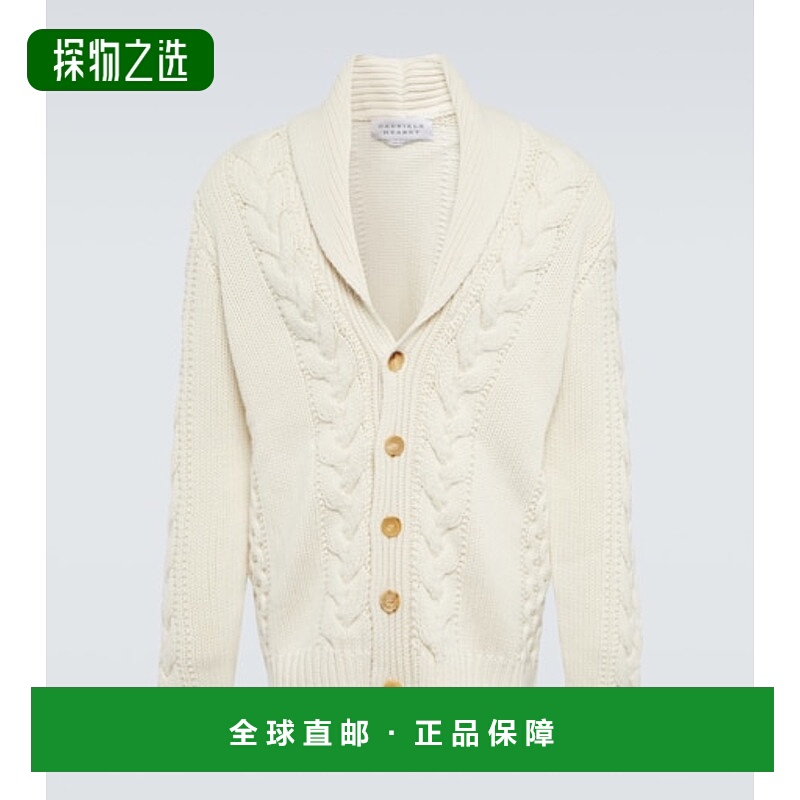 1h可退 香港直邮Gabriela Hearst 男士 Rivera 粗线针织羊绒针织