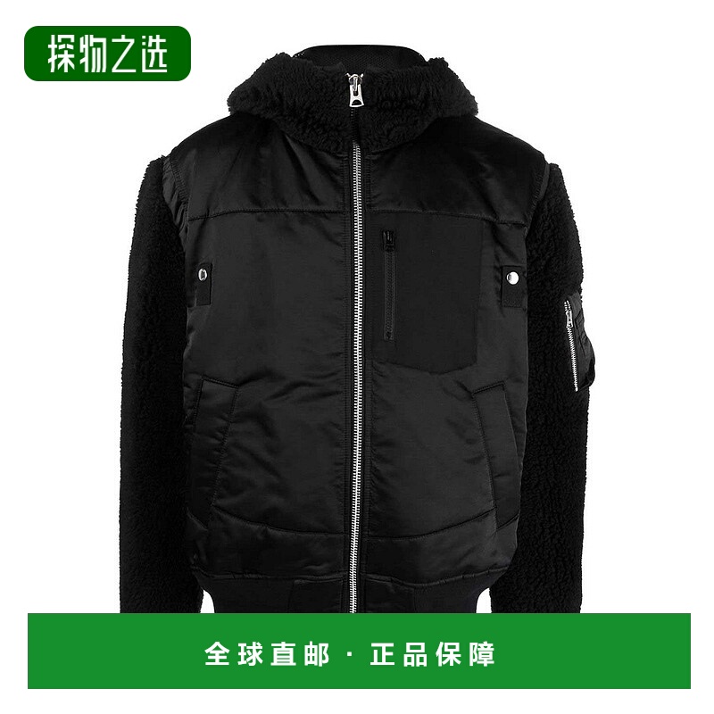 【欧洲直邮】SACAI 男士夹克外套上衣 2303220M001拉链羊毛男装