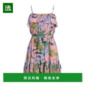 美国直邮 女装 liu 1h可退 花卉印花短连衣裙 女士精品 喇