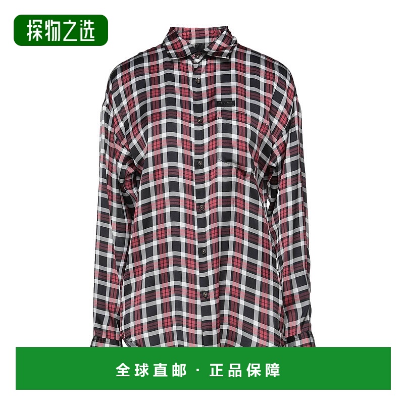 香港直邮Dsquared2 二次方 女士 格纹衬衫 brown棕色 舒适时尚