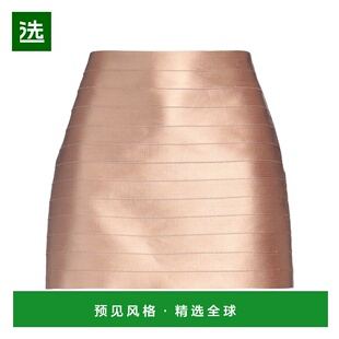 1h可退 香港直邮Alberta Ferretti 女士 迷你半身裙 beige米色 舒