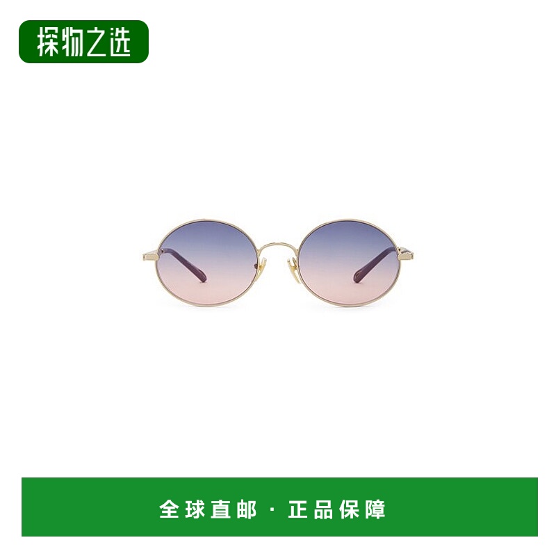香港直邮Chloe 蔻依 男士 Eyewear 橢圓形鏡框太陽眼鏡 CH0326S