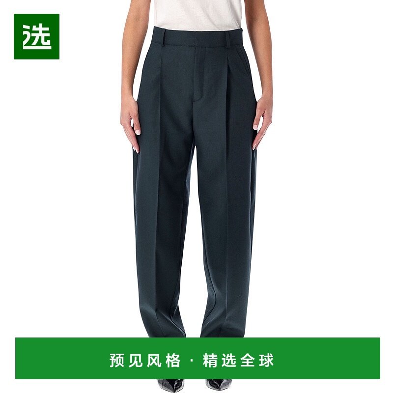 香港直邮Soeur 女士 麦色青色蓝色初剪羊毛裤子 PAN0182GRAHAMBLE