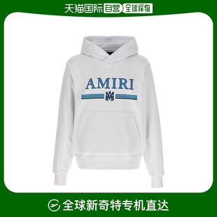 香港直邮Amiri PS24MJL008WHITE 卫衣 连帽长袖