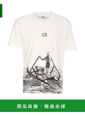 1h可退 香港直邮C.P. Company 男士 CP公司圖案 T 卹 18CMTS318A0
