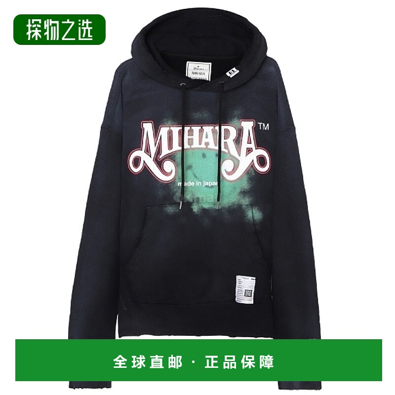 韩国直邮MIHARA YASUHIRO J10HD512 黑色 连帽拉链衫卫衣