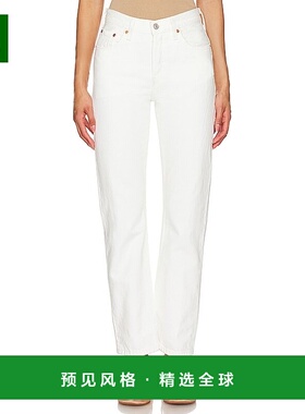 1h可退 香港直邮Levi'S 李维斯 女士 白色 501 Original Fit 牛仔