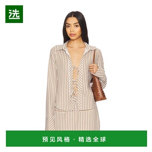 1h可退 香港直邮Minkpink 女士 Artemis 打结领衬衫 MG2501414