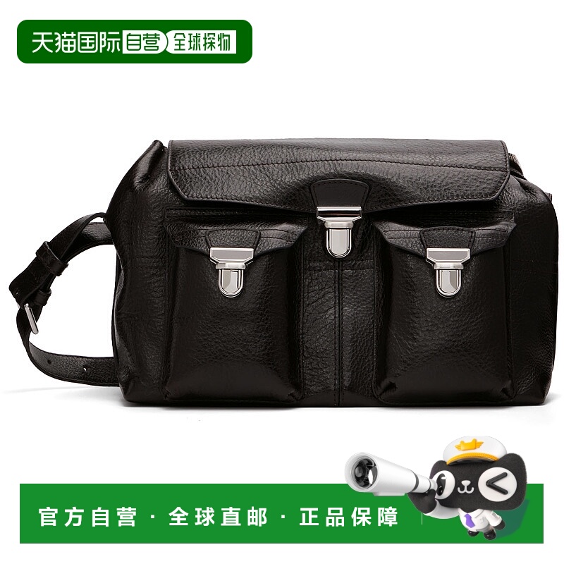 1h可退 香港直邮Lemaire 男士 棕色中号 Gear 单肩包 BG0096LL006