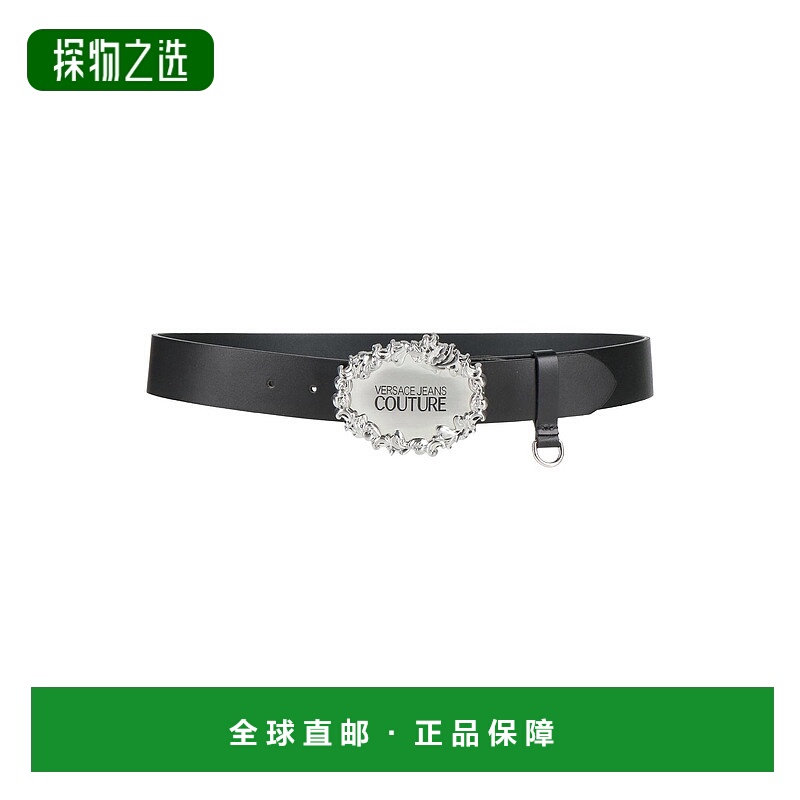 香港直邮Versace Jeans 范思哲 男士 皮带腰带 black黑色 舒适时