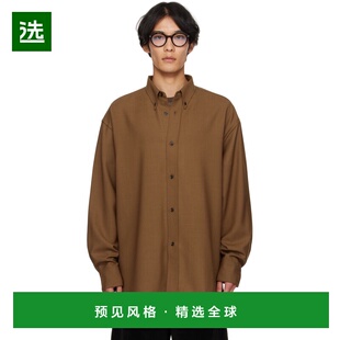 1h可退 香港直邮Studio Nicholson 男士 黄褐色 Jude 衬衫 JUDESN