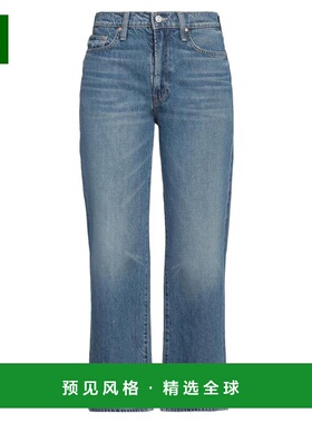 1h可退 【美国直邮】MOTHER The Rambler高腰直筒牛仔裤 女士牛仔
