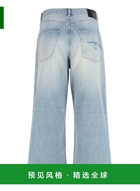 1h可退 香港直邮R13 女士 D'ARCY 阔腿牛仔裤 R13WD049D116A