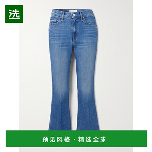 1h可退 香港直邮mother 女士 Outsider Flood 短款喇叭牛仔裤 109