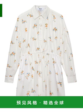 香港直邮MSGM 女士连衣裙 4041MDA3626715702 SS2026 白色