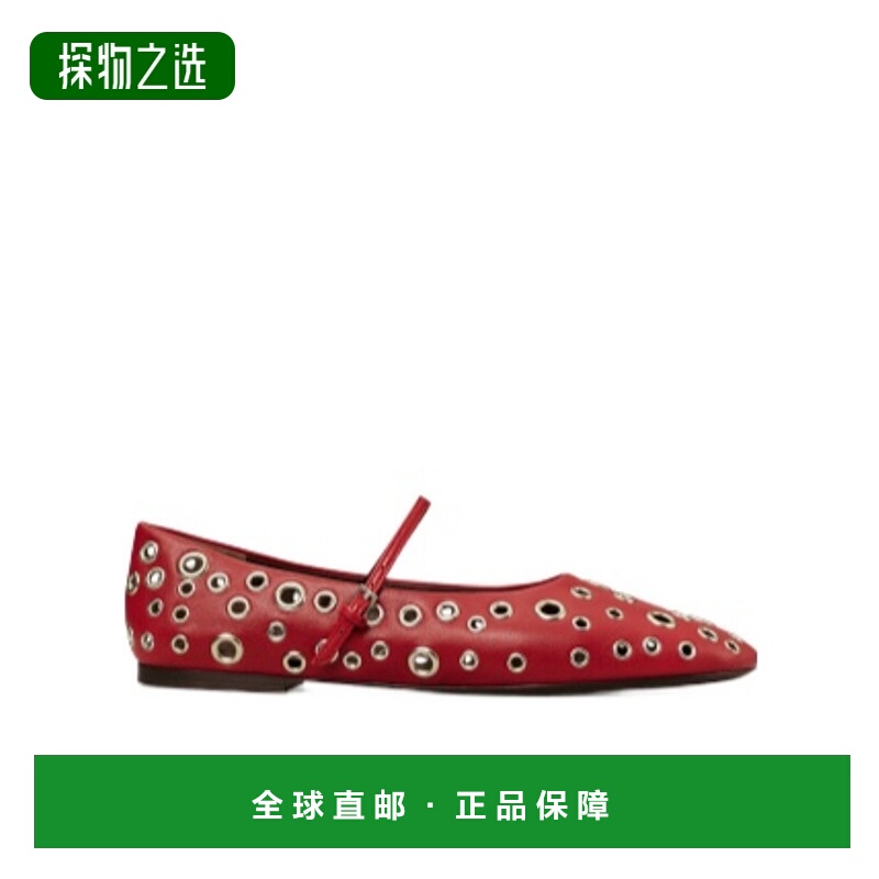 香港直邮Tory Burch 镂空玛丽珍芭蕾鞋 162679汤丽柏琦