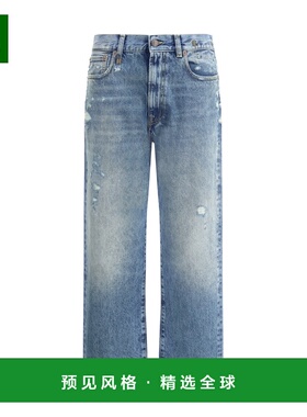 1h可退 香港直邮R13 女士 男友风牛仔裤 R13W5083969 blue蓝色 舒