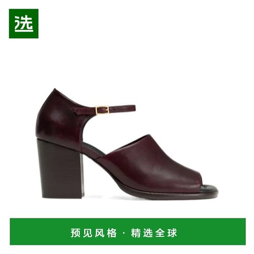 香港直邮Lemaire 粗高跟凉鞋 FO0239LL0078