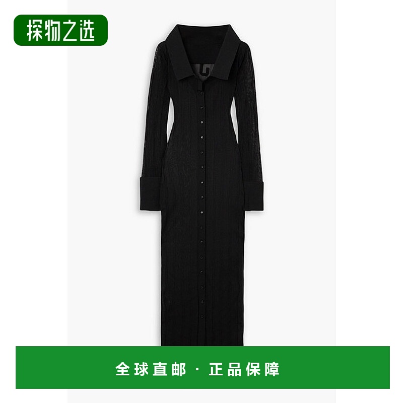 香港直邮Jacquemus 女士 Manta 罗纹针织长款连衣裙 24E241KN4182