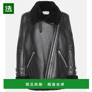 香港直邮Acne Studios 艾克妮 女士 Velocite 毛羊皮夹克 000857