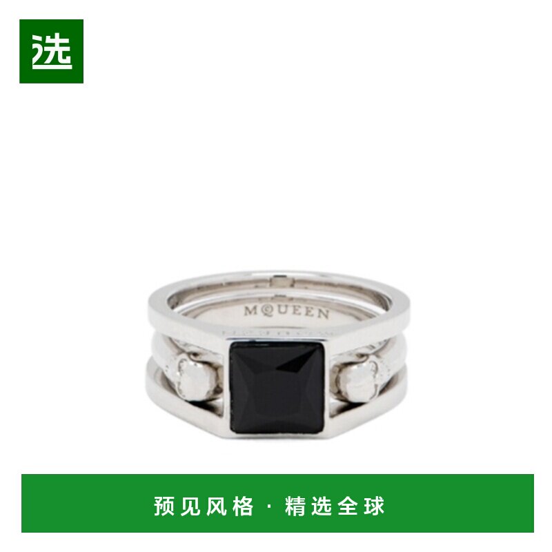 香港直邮ALEXANDER MCQUEEN 男士戒指 854604J161B1112 SS2026