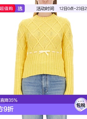 1h可退 香港直邮CORMIO 女士 毛衣 OMA5YE yellow黄色 舒适时尚