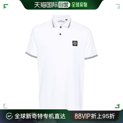 韩国直邮STONE ISLAND24SSPOLOT恤男80152SC18  A1001WHITE