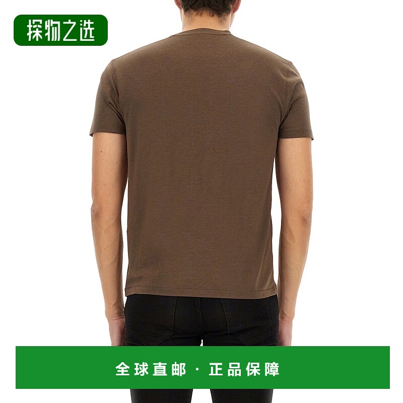 1h可退 香港直邮Tom Ford 汤姆·福特 男士 合体款T恤 JCS004JMT0
