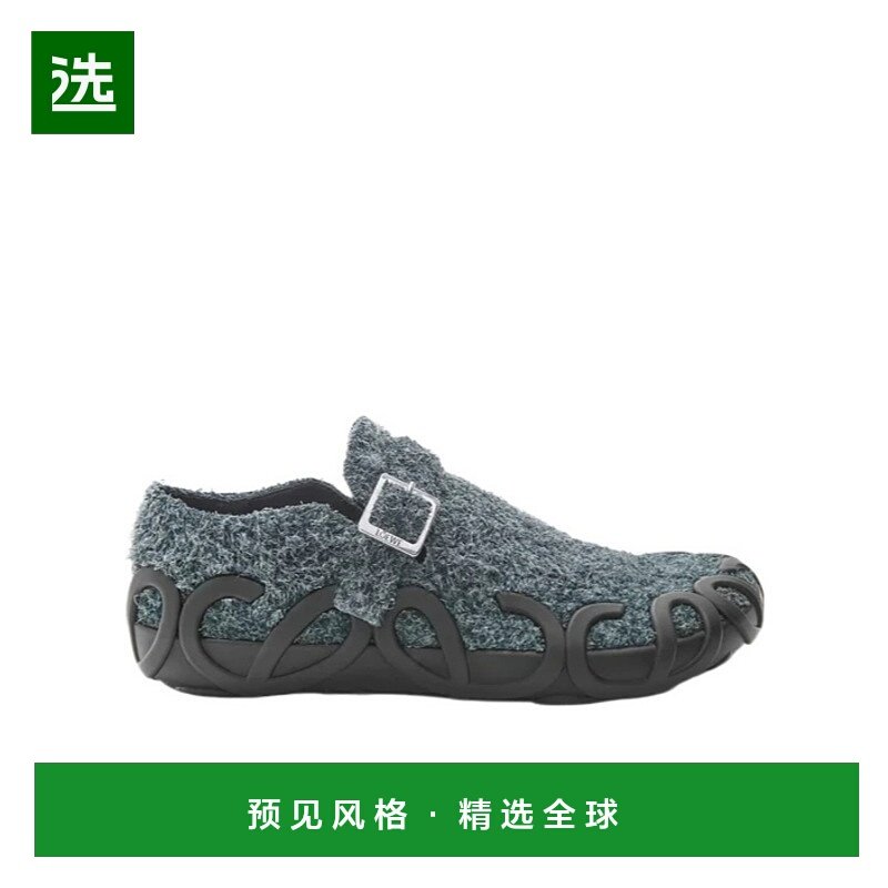 香港直邮Loewe logo标识圆头乐福鞋 L814282X69