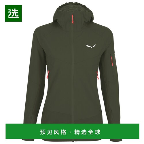 香港直邮SALEWA 女士户外风衣 1031501DARKOLIVE
