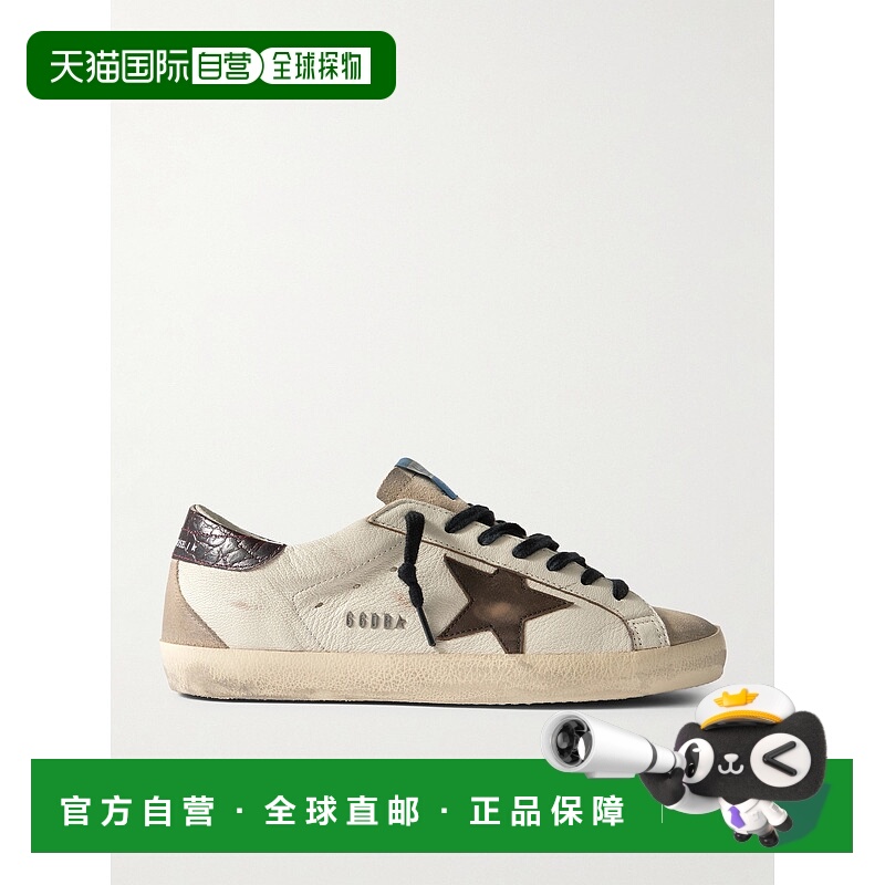 1h可退 香港直邮GOLDEN GOOSE 男士 SUPER 星星运动鞋 GMF00102F0