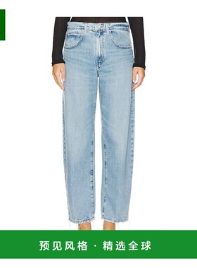 1h可退 香港直邮Frame Denim 女士 Slung Barrel 低腰牛仔裤 LSBL