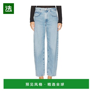 1h可退 香港直邮Frame Denim 女士 Slung Barrel 低腰牛仔裤 LSBL