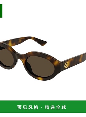 1h可退 香港直邮Gucci 古驰 女士 几何框太阳镜 GG1579S colorful